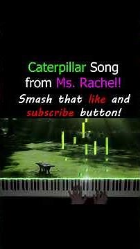 Caterpillar Song-Ms. Rachel #shorts #piano #msrachel #caterpillar #music #kidsmusic #kidssongs