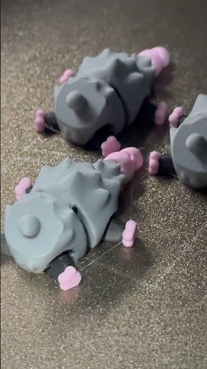 Opossums | Detailed Wiggly Pets | 3D Printed Articulating Mini Fidget Animals | Flexible Sensory Toy