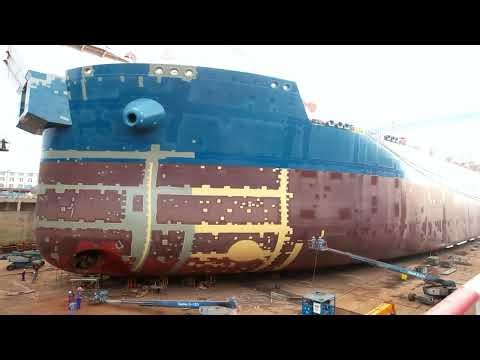 🚢 DP Shuttle Tanker Build to Sea | Full Timelapse Process 🌊