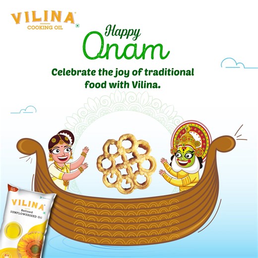 Vilina Refined Oil plays a crucial role to make your food tastiest, lightest and healthiest. Full of high protein, nutrients and good fats, Villina Refined oil is not only good for the digestive system but also boosts the immune system. What are you waiting for! Buy the best cooking oil in India, be the best chef of your home. . . #Onam #Onam2023 #HappyOnam #onamvibes #onamfestival #vilinaoil #vilinalife #sunfloweroil #SunflowerSeedOil #cookingoil #healthycookingoil #harrecipebanayeyaadgaar | Vi