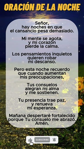 Oración de la Noche 🕊️ Salmo 94: Tu Consuelo Alegra Mi Alma Cansada