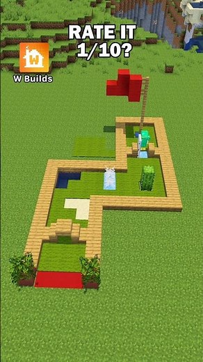 Minecraft Golf Mini Game ⛳ #minecraft