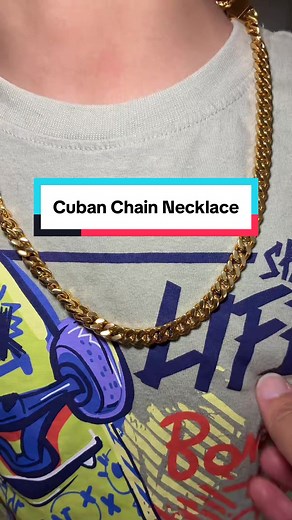 Bold. Clean. Unstoppable. 💪 This gold Cuban chain isn’t just jewelry — it’s confidence you can wear 🔥 #MensStyle #CubanChain #GoldDrip #jewelryformen