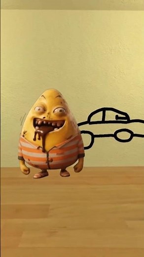 POU DRAW A BCYCLET A CAR AND A NEW TANK WITH BOU AND DRIVES THEM #shorts