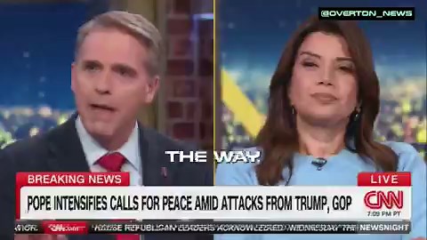 Scott Jennings just gave Pope Leo a HISTORIC path to peace — if he’s willing to take it.He said if the Pope can rise above politics, he could have his own Pope John Paul II moment. Jennings just laid out how Pope Leo could team up with President Trump to bring down the Iranian regime, just like Reagan and John Paul II did to the Soviets.JENNINGS: “There’s a tremendous opportunity here for this Pope if he would look at it this way.”“We’re in the middle of a ceasefire. This blockade is working. Th