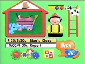 Nick Jr. Up Next (2x)/Blue's Clues Bumper #1 (May 26, 1997)