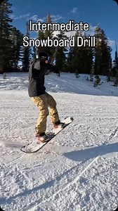 Intermediate Snowboard Drill front one to cab one or (regular frontside 180 to switch frontside 180) This is a good drill to practice Cheers and thanks friends #snowboard #snowboarding #snowboardtrainers #mammothmountain | SnowboardTrainers