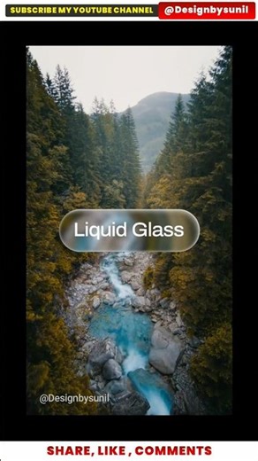 Create Stunning Liquid Glass Effects in Photoshop Like a Pro