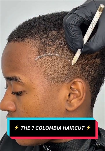 The Famous 7 Colombia Barber Haircut Tutorial