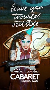 Step inside the Tony Award®-winning Kit Kat Club where the iconic musical CABARET comes to life in an electrifying and intimate experience unlike any other on Broadway. | Adam Lambert