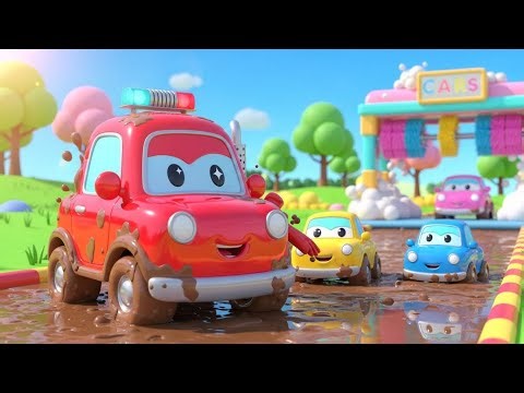 Mud Rescue Mission! Toy Truck Saves Stuck Cars 🚛💦 | Kids Sing-Along