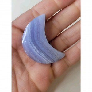 Blue crazy Lace stripe Blue Raw Speciman With Druzy