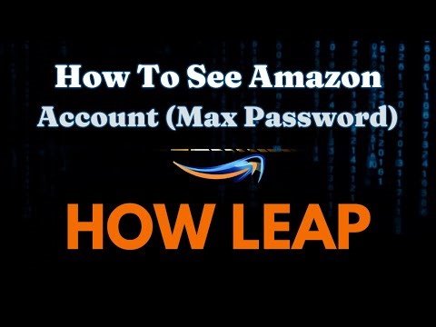 How To See Amazon Account Password