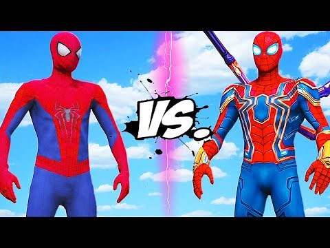 THE AMAZING SPIDER-MAN VS IRON SPIDER - EPIC BATTLE
