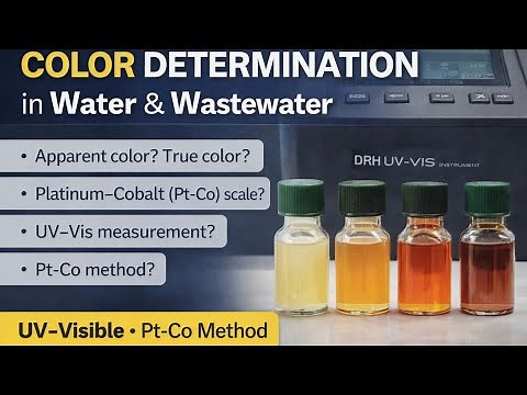 Color Measurement in Water Using Platinum–Cobalt (Pt-Co) Scale | UV–Vis Method