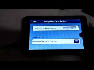 YK3351 5" GPS Navigation Path Setting