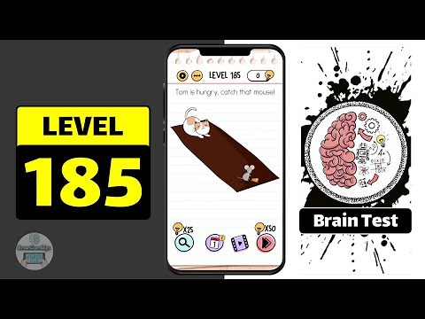 Brain Test Level 185 Walkthrough