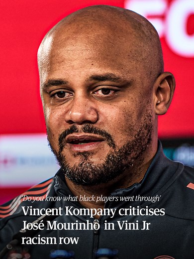 Vincent Kompany says José Mourinho made 'a huge mistake in leadership' in talking about Vinícius Júnior's celebration after he had reported alleged racist abuse. Vinícius told the referee that Gianluca Prestianni had racially abused him during Real Madrid's clash against Benfica, and after the match, Mourinho appeared to criticise Vinícius for his celebration – which he described as “stupid” – after scoring the only goal. 'I know he's a good person. I don't need to judge him as a person and I un