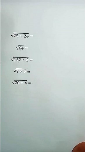 Solving Square Root Math Expressions | Easy Explanation📚🖊️ #MathTrick#sqareroot