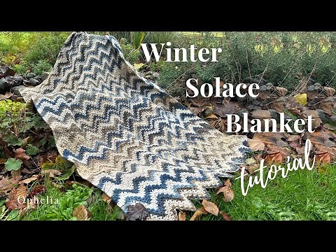 Crochet Zig Zag Blanket Tutorial // This Is The Winter Solace Blanket