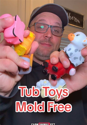 🌟 POV: Bath time at my house just got WAY cuter 🛁✨ I grabbed this adorable 6-pack of barnyard bath toys, and now my tub looks like a tiny little farm 😂 These squishy, mold-free cuties float perfectly, have ZERO holes (so no mystery water… thank goodness), and my kiddo is absolutely obsessed. They’re soft, safe, easy to clean, and honestly… I may be having just as much fun as the baby. 👀🐥🐷🐮 If you want bath time to be meltdown-free AND adorable, these little farm friends are it. 🚜💦 ⸻ 🔍 