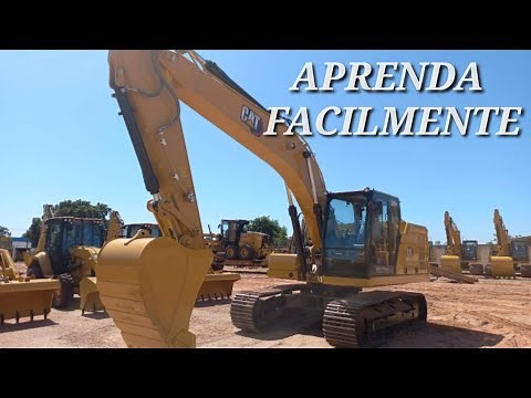 COMO OPERAR UMA Escavadeira Hidráulica NA PRÁTICA PASSO A PASSO DOS COMANDOS ( Fácil )