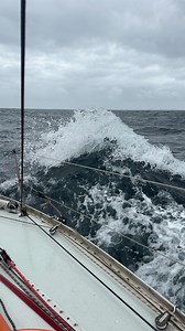 Big, heavy waves came rolling in from the North Sea, after an overnight storm offshore. Ofcourse I had to check out the aftermath🤓💨 #nbjs #northsea #sailing #storm | Erik Aanderaa