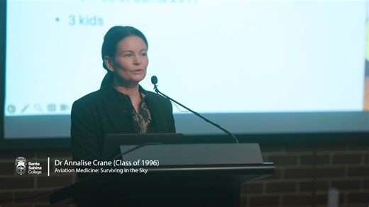 Many thanks to our six community experts who spoke at our Santa Science Showcase this week with their takes on Species Survival – More than Just Sustainability. Charbel Antoun, Dr Annalise Crane, Dr Laura Kerrison, Linda Losurdo, Bernard Zanic and Jade Greenhalgh inspired our students and parents, helping us to understand the differences we can make in diverse industries. | Santa Sabina College