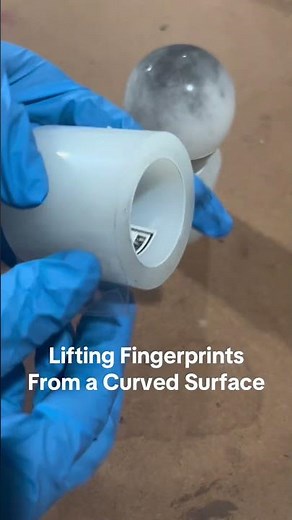 Lifting Fingerprints From a Curved Surface - Forensic Education