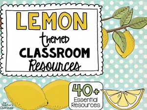 Lemon Classroom Decor | Lemon Theme