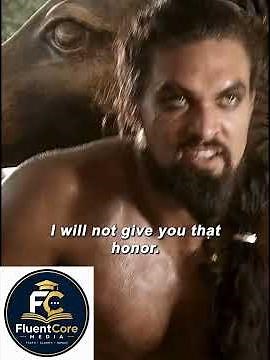 Khal Drogo Defends Daenerys in Brutal Dothraki Scene 💀 | #gameofthrones #fyp