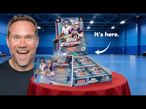 Opening 2025 Topps Chrome Football! 🔥(biggest product of the year) 