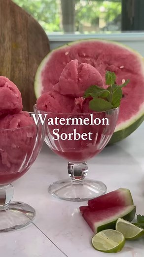 🍉🍧 Homemade Watermelon Sorbet made easy with the Kuvings Auto 10 Juicer! | Juicing Tutorials