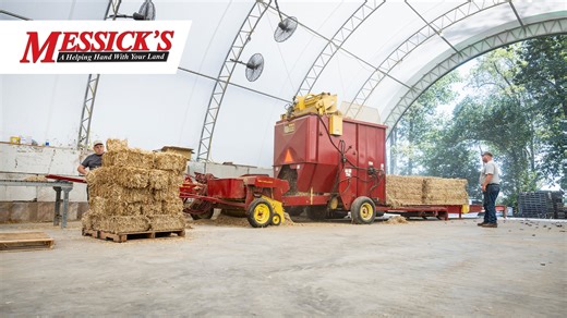 The Bale Converter is a unique piece of equipment designed to streamline hay handling by taking large bales, pulling them apart, fluffing the material, and feeding it into another baler to create new, smaller bale packages. This process is ideal for operations that produce small bales for craft, hobby, or retail markets. It allows farmers to efficiently handle large bale harvesting in the field and then rebale into sizes that meet specialized market demands. Each Bale Converter setup is custom-b