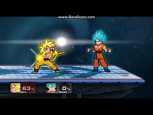 SSF2 GOLDEN SSJ4 GOKU ALTER