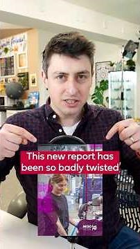 How was this new report so badly twisted?