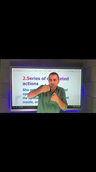 series of completed actions #english #grammar #learnenglish #ثانوية_عامة #ielts #mrminasamir