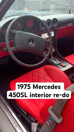 R107 Mercedes interior re-do #amg #automobile #mercedes #mercedesbenz #cars #cartok