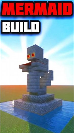 Easy Mermaid Statue Tutorial 👀🔥