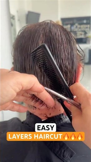 EASY LAYERS HAIRCUT: Complete Tutorial Linked Below! 🔥🔥🔥