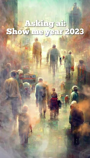 Asking Ai to show how next year 2023 looks like #ai #askingai