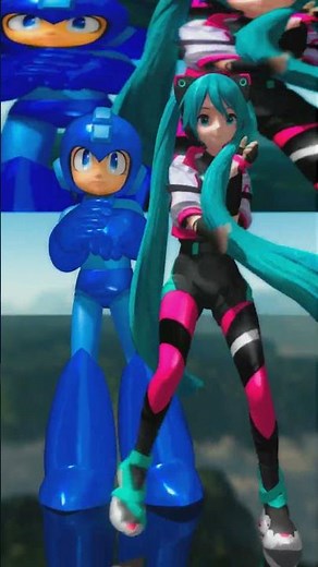 You(=I) #soniccrossworlds #megaman #hatsunemiku #mmd #duo