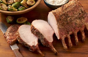 Pork Rib Roast with Mustard Sauce | Pork Recipes