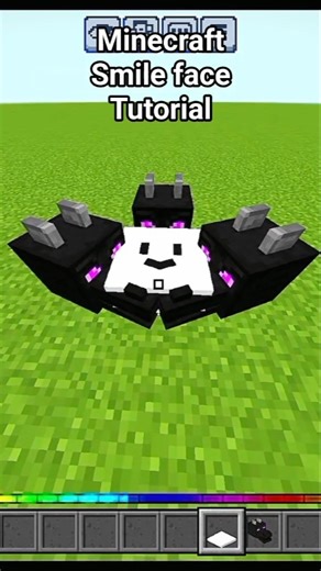 Minecraft Smile Face 😃 | Easiest Build Ever! #shorts