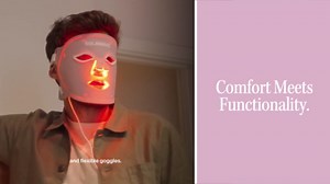 Solawave LED Light Therapy Face Mask | Red, Deep Red, Near Infrared & Amber LED Lights | Hands-Free Skincare Mask for At-Home Use | 3-Minute Sessions