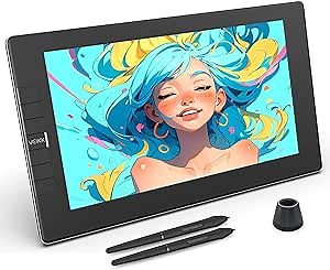 VEIKK VK1200 Drawing Tablet with Screen,11.6 inch Full-Laminated Screem Drawing Monitor with 6 Shortcut Keys and 8192 Levels Battery Free Stylus Pen,Compatible with Windows/Mac/Linux