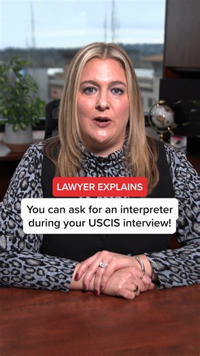 You have the right to request an interpreter during your immigration interview.🗣️ Don't let language barriers derail your journey; ensuring clear communication is key to a smoother process. If you or someone you love needs a lawyer, call us at: 1 503-206-8414 Information is general and not legal advice. #CandaceVanderwall #ImmigrationAttorney #Immigration #Lawyer #Language