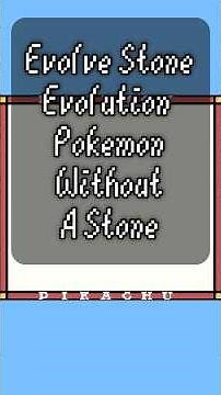 Evolve #Pokemon Without a Stone in Gen 1 - Works in Red/Blue! #retrogame #glitches #eevee #missingno