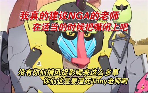 【魈格Yezpi】我建议NGA在适当的时候闭嘴，你们不逮着人骂，哪来这么多破事啊