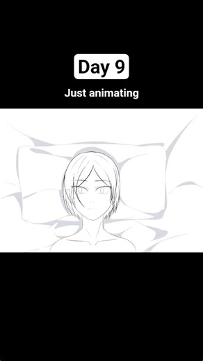 Day 9 practice 2d animation, Kenma on bed #speedpaint #digitalart #2d